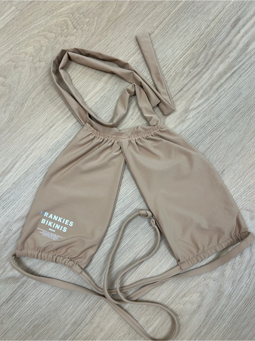 Frankies Bikinis Cupid High Neck Halter Bikini Top M